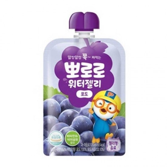 韓國PORORO Jelly 果汁 120ML -葡萄味 