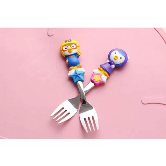 韓國Pororo 不銹鋼义匙套裝