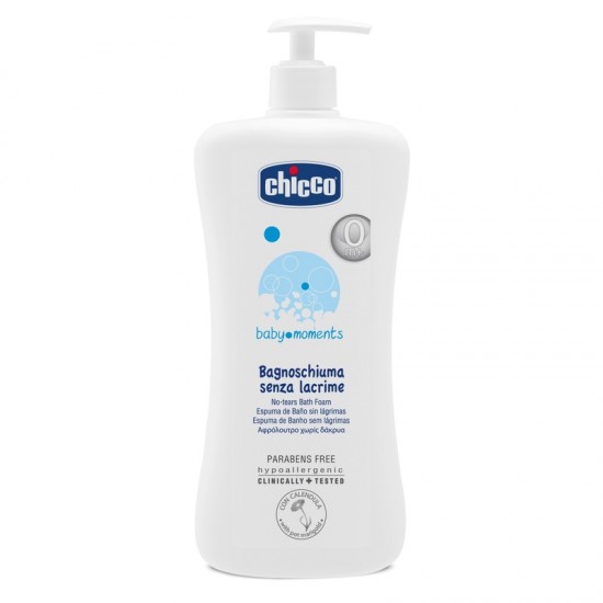 Chicco Baby Moments潤膚泡泡浴露 - 750ml