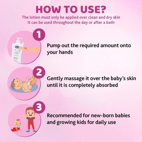 Chicco Baby Moments柔嫩潤膚乳液 - 500ml